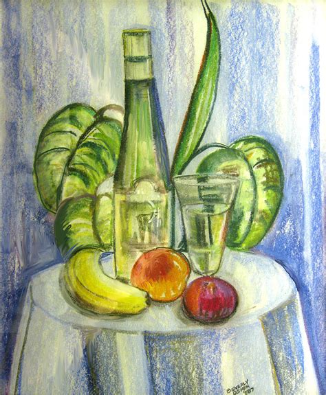 Still Life On Table Painting By Beverly Trivane Fine Art America