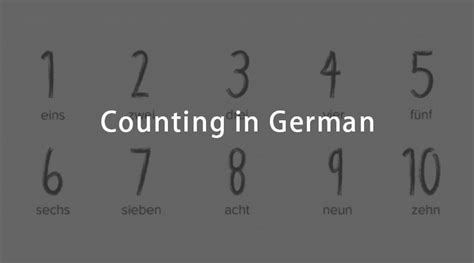 How To Learn German Counting From 0 To 1000 With Examples Learn