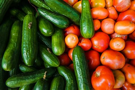 Cucumbers And Tomatoes · Free Stock Photo