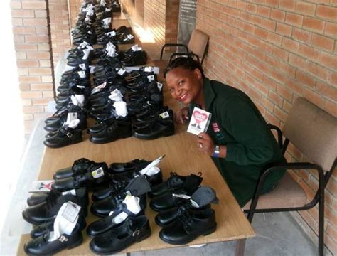 Kagiso Madibana Helps Donate 70 Pairs Of School Shoes To Unprivileged