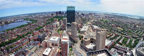 Boston Skyline Aerial View Photograph By Songquan Deng Fine Art America
