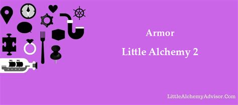 How To Make Armor In Little Alchemy 2?