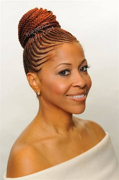 This goddess braid style has five lines that are braided diagonally across each other. 75 Super Hot Black Braided Hairstyles To Wear | Hair and ...