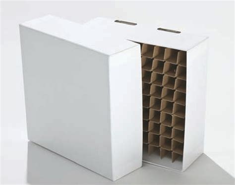 Large Cardboard Vial Boxes For 2 Vials Sample Storage Accessories