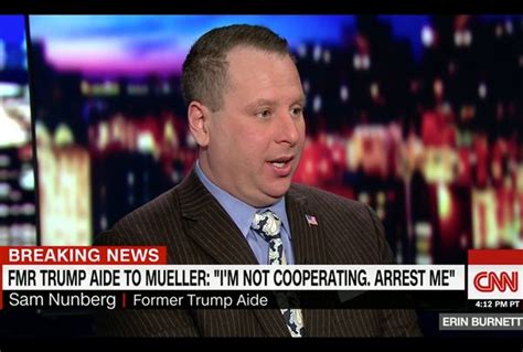 former trump aide sam nunberg possibly drunk says he won t cooperate with mueller subpoena