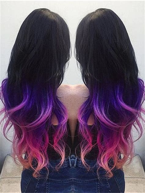 Purple Ombre Hair Hair Styles Pink Ombre Hair