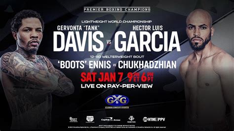 Showtime Boxing Ppv Gervonta Tank Davis Vs Hector Luis Garcia