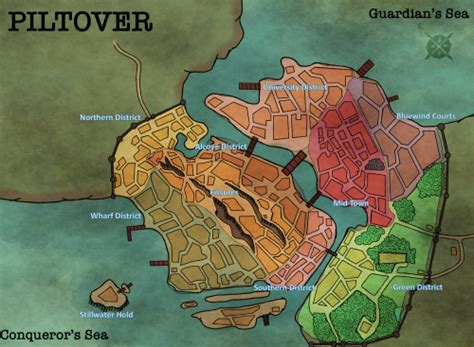 Piltover City Of Progress Settlement In Runeterra World Anvil