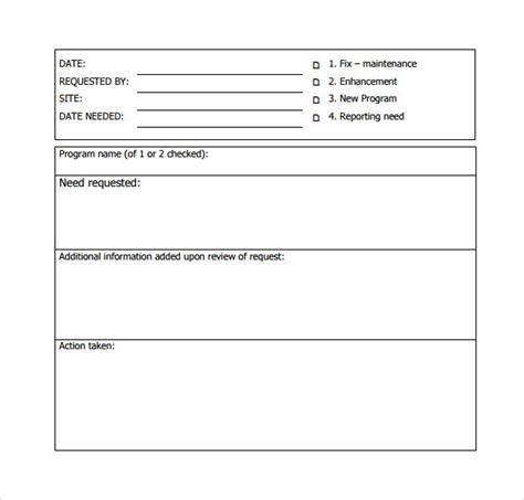 Free 12 Sample Computer Service Request Forms In Pdf Ms Word