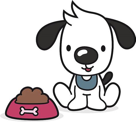 Royalty Free Feeding Dog Clip Art Vector Images And Illustrations Istock