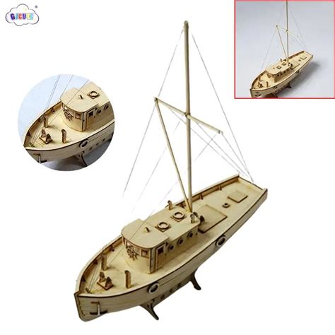 1 30 Scale Sailboat Model Diy Ship Assembly Model Kits Classical