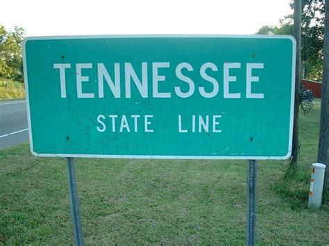 Tennessee State Line Sign Tennessee Tennessee Girls Signs