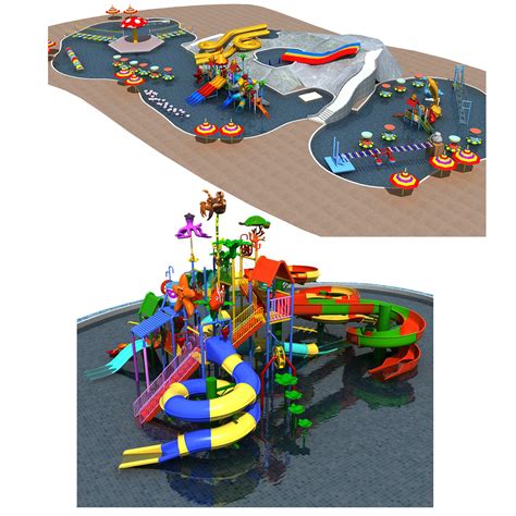 3d Model Collection Of Water Park Cgtrader