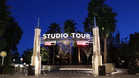 Studio Tour At Night At Universal Studios Hollywood Youtube