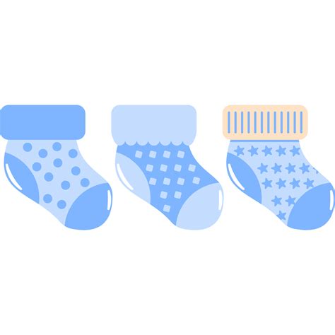 Baby Sock Isolated Transparent Background Png Illustration 33654019 Png