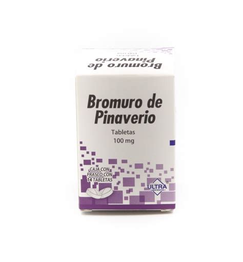 Bromuro De Pinaverio 14 Tabletas 100mg