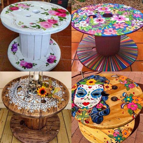 Pin By Susan Rudinsky On Recycle Upcycle Spool Tables Spool