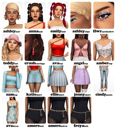 Aretha In Sims Mods Clothes Sims Collections The Sims Packs