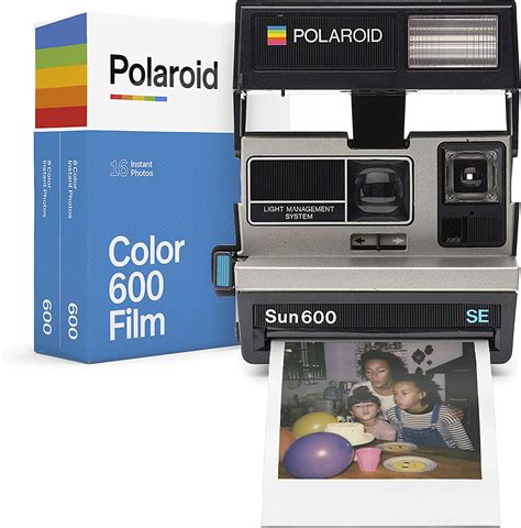 Polaroid Originals Sun 600 Lms Plata Con 600 Color Doble