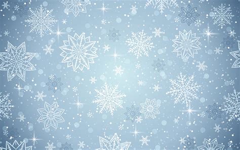 Winter Texture Blue Background With Snowflakes Winter Background