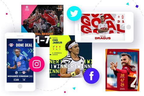 Sports Social Media Template Designs 36 Examples