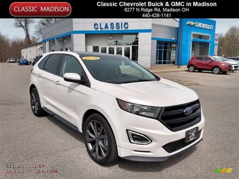 2018 Ford Edge Sport Awd In White Platinum Photo 3 C62717 All