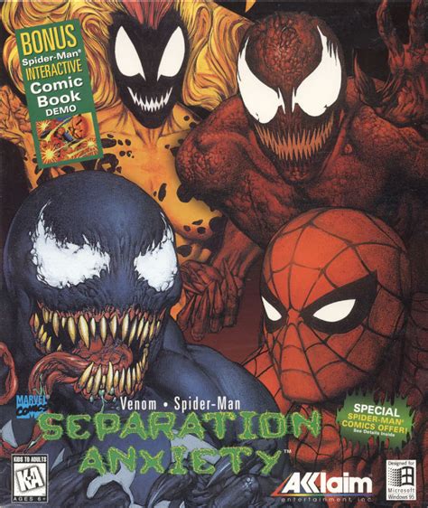 Venom Spider Man Separation Anxiety 1995 Mobygames