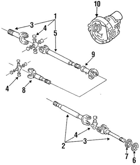Carrier And Front Axles For 1995 Ford F 250