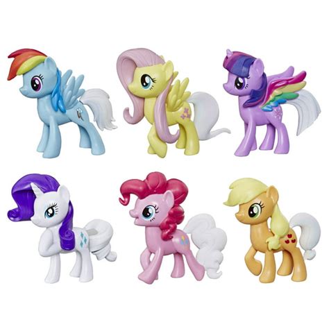 My Little Pony Rainbow Tail Surprise Pack Of 6 3 In Color Change Pony