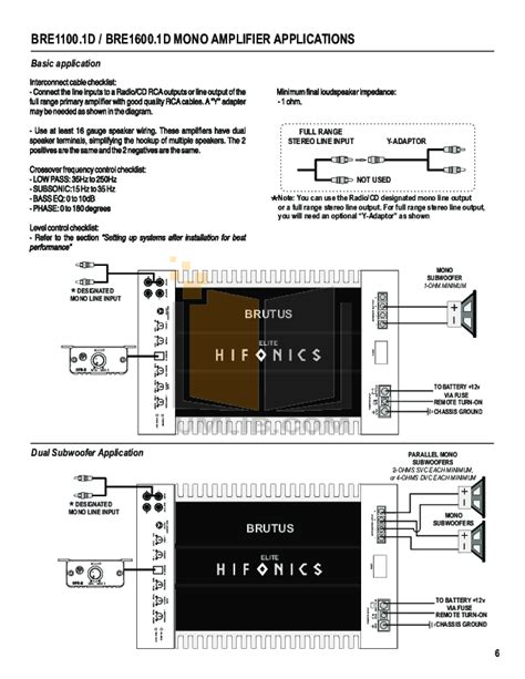 Which wiring option will work best for you? Hifonics Brutus Amp Wiring Diagram - Wiring Diagram Source