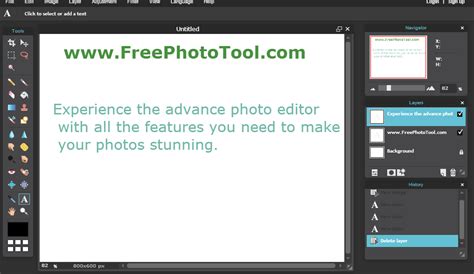 Edit your photos online quickly and easily. Free Online Photoshop! | Photoshop online, Online picture ...