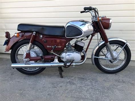 1962 Omega 125 Sports Special Kawasaki B8 Japanese Motorcycle