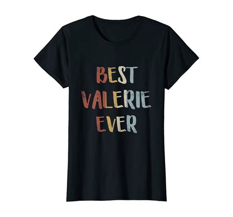 womens best valerie ever retro vintage first name t t shirt 2