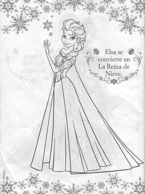 Elsa De Frozen Un Dibujo Para Colorear A Disney Frozen Princess Draw