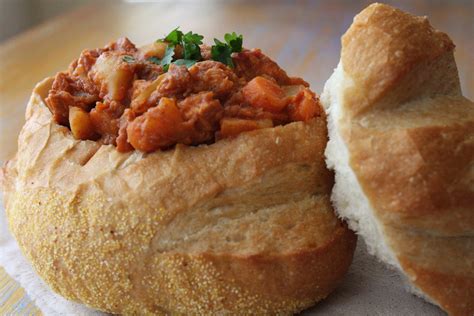It's delicious and easy to make. Bunny Chow Recipe - The Travel Bite