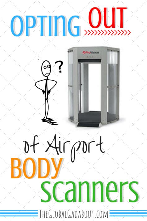 Opting Out Of Airport Body Scanners The Global Gadabout