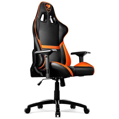 Gaming chair computer chair wcg gaming chair office chair lol internet cafe racing chair local deliever. Cougar Armor Gaming Chair Orange | Mwave.com.au