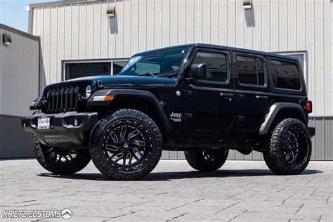 Lifted 2020 Jeep Wrangler With 22×12 Fuel Triton Wheels And 25 Inch