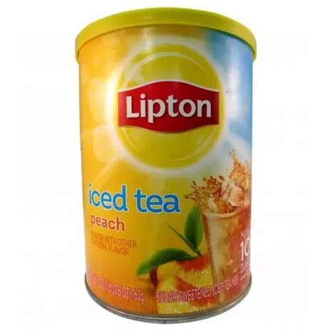 Lipton Iced Tea Peach Drink Mix Taste America