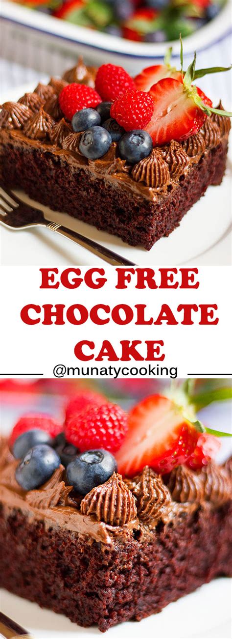 Here are over 200 recipes that use a lot of eggs! Egg Free Chocolate Cake Recipe Plus 9 Helpful Tips - Munaty Cooking
