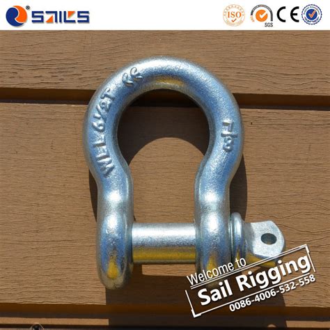 Us Type Steel Drop Forged Screw Pin Anchor Shackle G209 China Anchor Shackle And Screw Pin