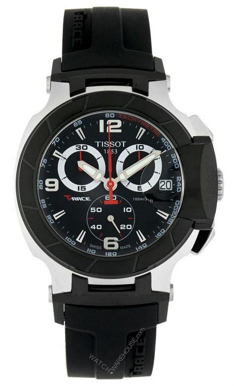tissot t race chronograph 45 3mm quartz ss watch t0484172705700