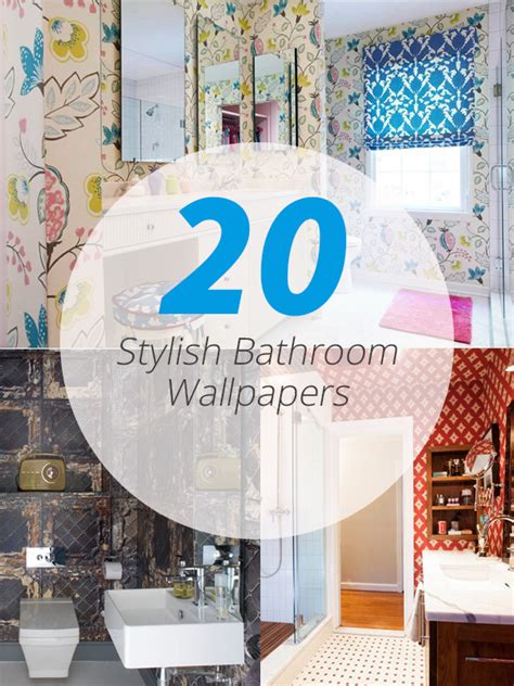 Some may think that it is just another waste of cash and would not planning to add wallpapers to your bathroom? 20 Designs of Stylish Bathroom Wallpapers | Home Design Lover