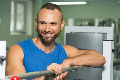 Strength Training Professional Athlete In The Gym Stock Image Everypixel