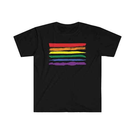 Lgbtq Shirt Pride Flag Tshirt Lgbt Awareness Stirtshirt