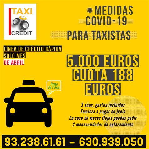 Taxi Credit Préstamos Licencias De Taxi Barcelona