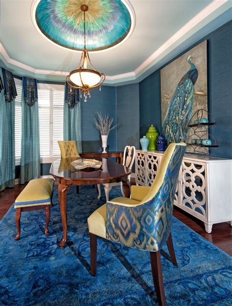 Bold Dining Transitional Dining Room Other By Decorating Den