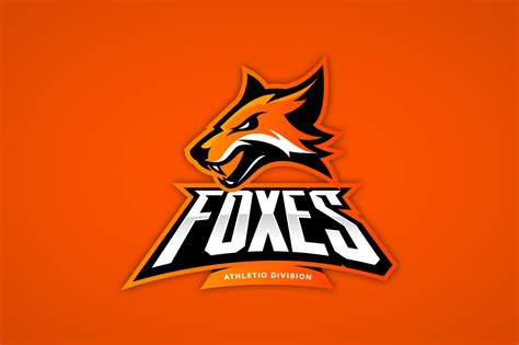 Fox Mascot Sport Logo Design ~ Illustrations ~ Creative Market