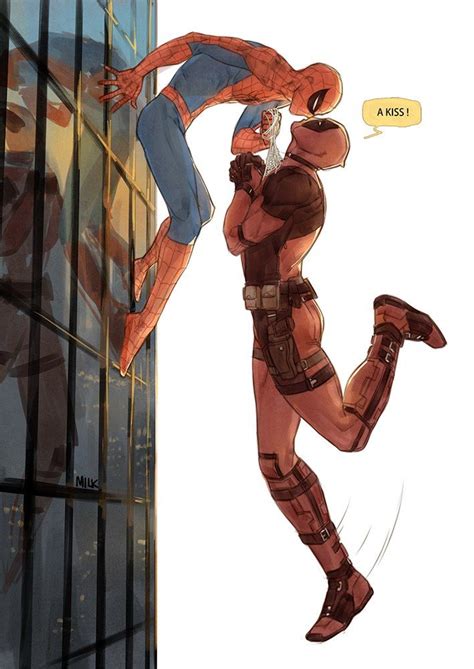 Spideypool Deadpool Spiderman Spideypool Personajes De Marvel Magníficos