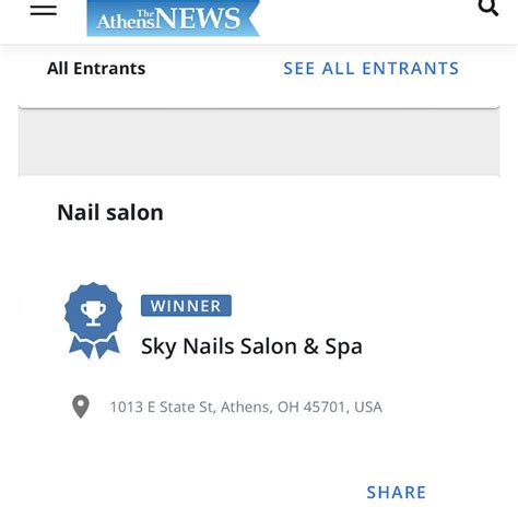Sky Nails Salon And Spa Nail Salon In Athens Oh